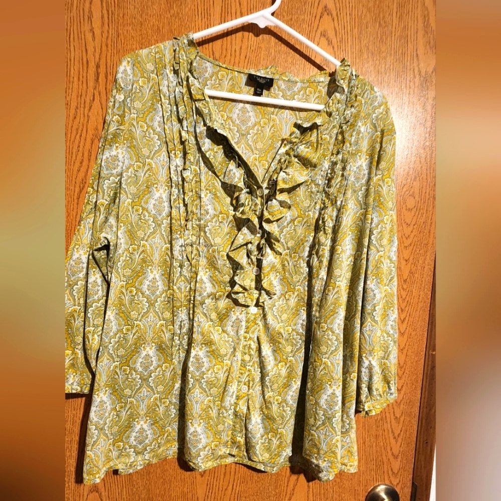 Talbots 16W 3/4 sleeve top
